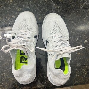 Black and White Nike Running Shoes